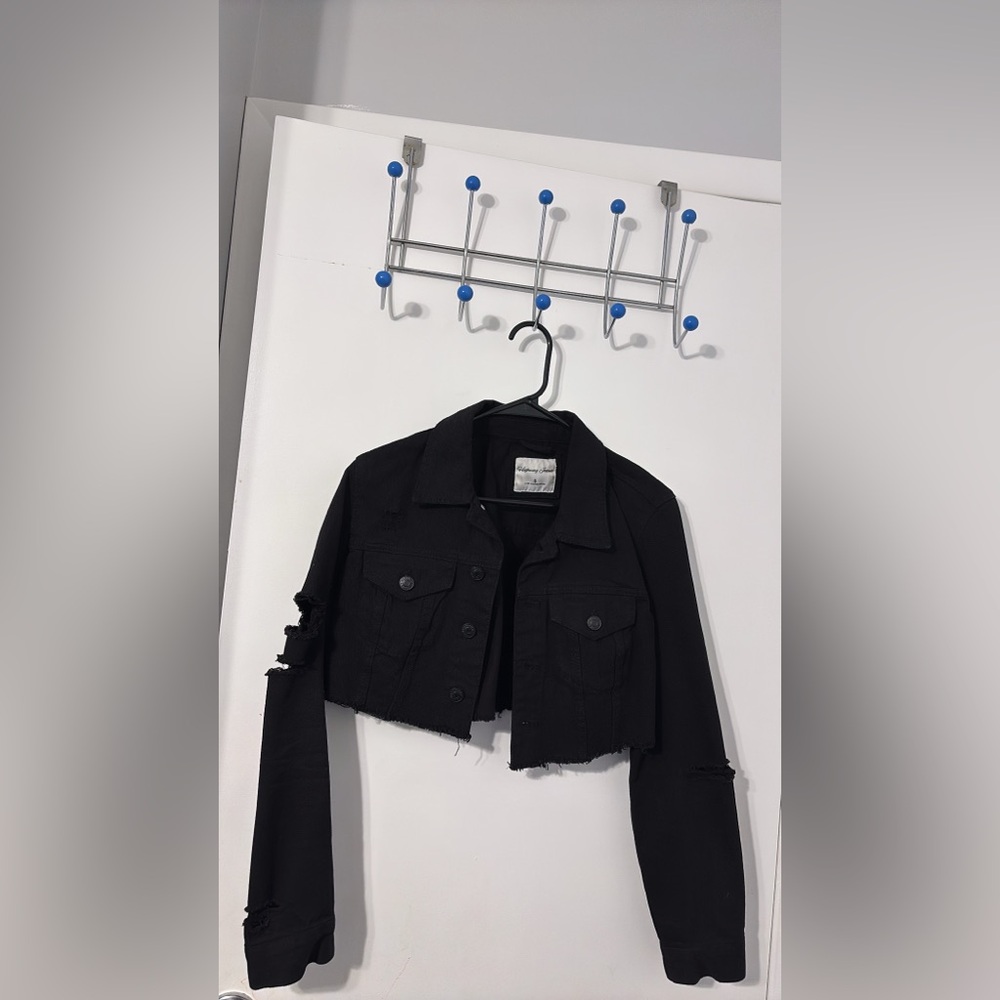 Black Jean Jacket